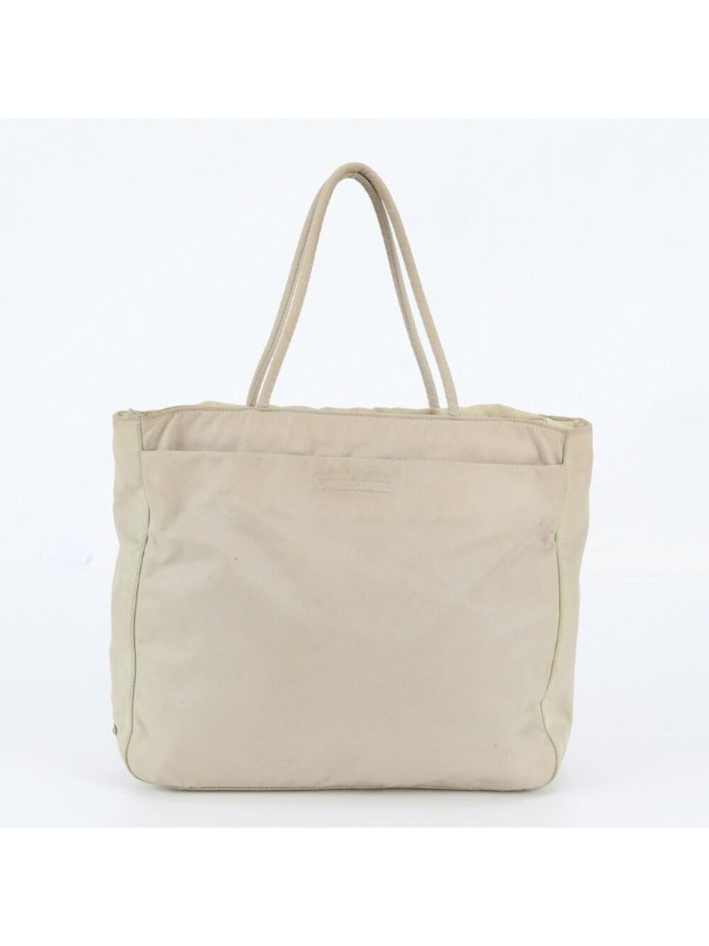 Prada Tessuto Nylon Triangle Logo Tote Bag Shoulder